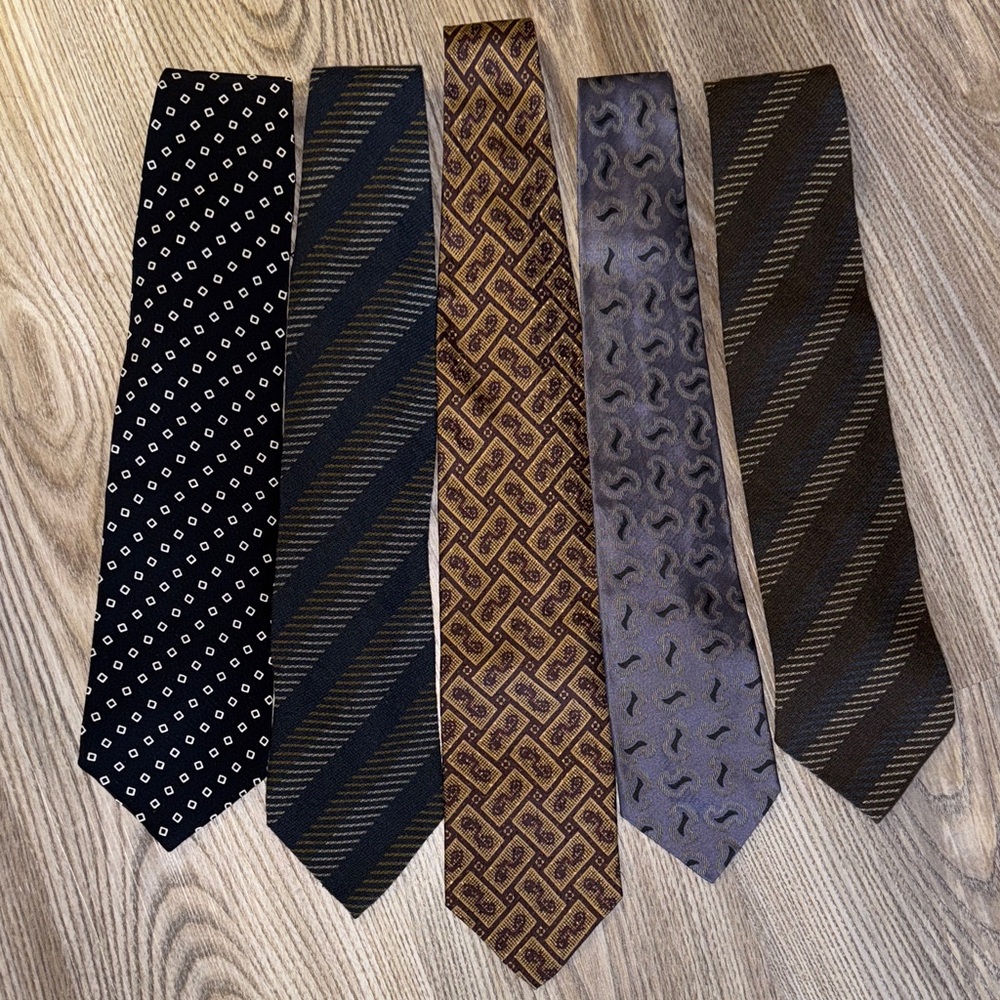 Giorgio Armani Men's Tie Set of 5